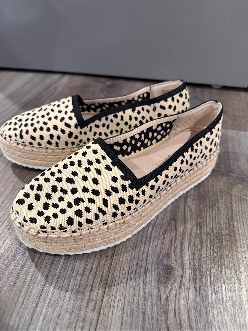 Gianni Bini Shyleah - Stretch Leopard Print Espadrille Platform Slip-On